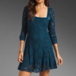 Free People Flirt for You Long Sleeve Lace Dress